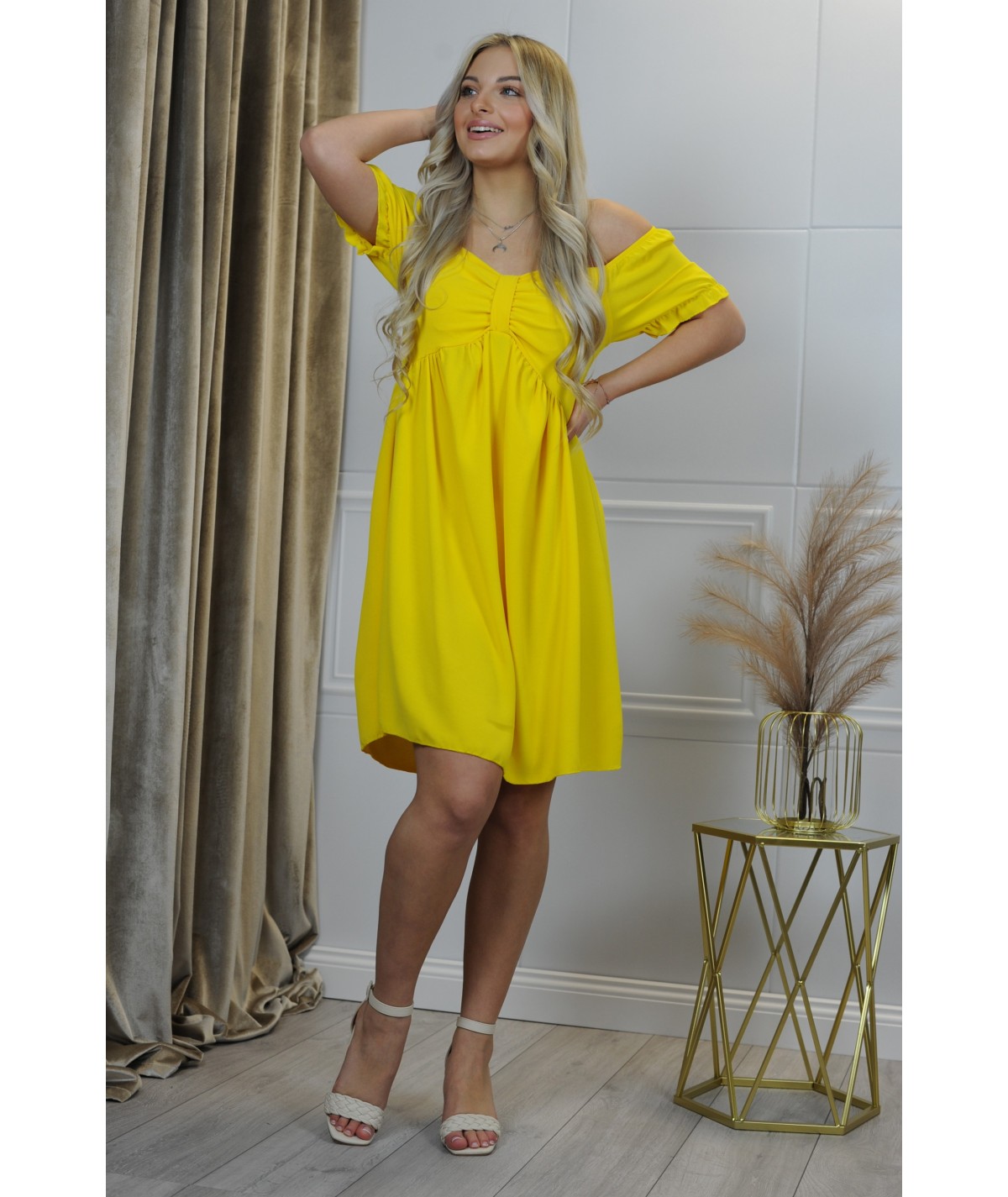 Dress Nidlania Yellow