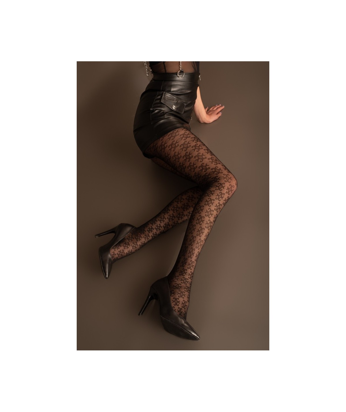 Tights & Leggings Niceassen 30 DEN Black LivCo Corsetti Fashion