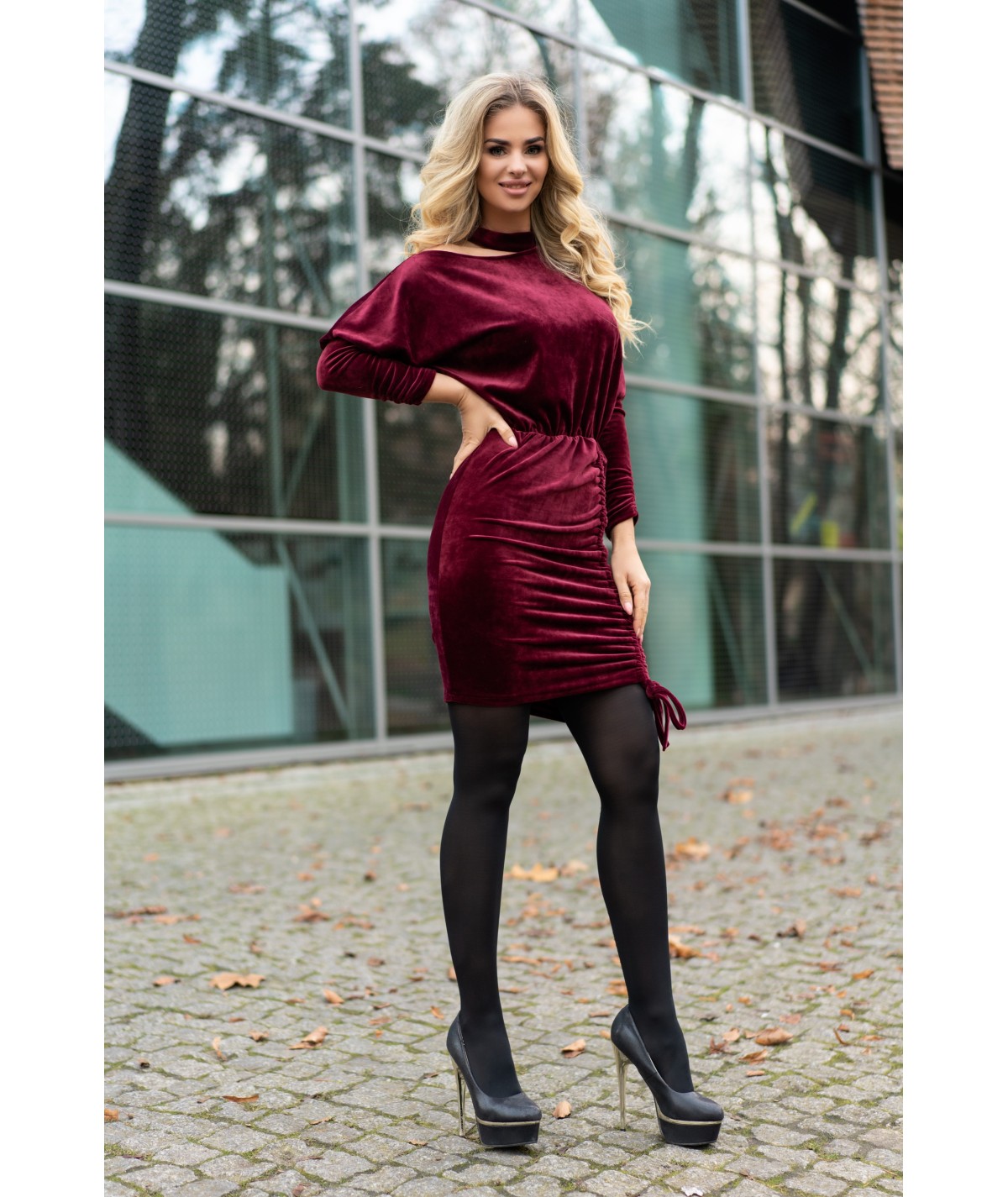 Dresses Milona Maroon 0112